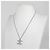 Collana Chanel Argento con logo Coco Mark - vista 5