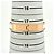 Hermès Pulsera Rígida de Esmalte Hermes HERMES Clic H Blanco Dorado - vista 4