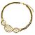 Collana a doppio filo placcata oro Christian Dior D'oro