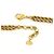 Collana a doppio filo placcata oro Christian Dior D'oro - vista 3