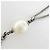 Collar Chanel de strass plateado Plata - vista 4