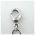 Collar Chanel de strass plateado Plata - vista 5