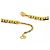 Collana girocollo Christian Dior placcata oro con strass D'oro - vista 3