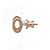 Hermès Pendientes Hermes Mini Pop H Blanco Dorado - vista 2