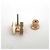 Hermès Pendientes Hermes Mini Pop H Blanco Dorado - vista 3