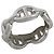 Hermès Hermes HERMES Ring Chaine d'Ancre Enchainée PM Silber