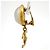 Orecchini a clip Chanel placcati oro D'oro - vista 2