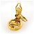Orecchini a clip Chanel placcati oro D'oro - vista 3