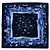 Hermès Foulard Hermes Petit Carré MEDITERRANEE Nero Blu