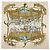 Hermès Foulard Hermes Carre 90 Tournez Manege Multicolore Beige