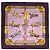 Hermès Foulard Hermes Carre 90 JUMPING Multicolore Porpora