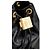Balmain Mini borsa bucket Pulse in pelle liscia Nero - vista 5