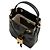 Balmain Mini borsa bucket Pulse in pelle liscia Nero - vista 6