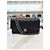 Chanel Serie di borse a tracolla Medium Silver in pelle caviar classica Nero - vista 10