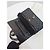 Chanel Serie di borse a tracolla Medium Silver in pelle caviar classica Nero - vista 23