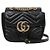 Gucci Mini Borsa a Tracolla Marmont Matelassé Nera