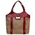 Autre Marque Borsa Tote Street Chic Burgundy Marrone