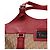 Autre Marque Borsa Tote Street Chic Burgundy Marrone - vista 11