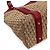 Autre Marque Borsa Tote Street Chic Burgundy Marrone - vista 5