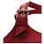 Autre Marque Borsa Tote Street Chic Burgundy Marrone - vista 8