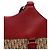 Autre Marque Borsa Tote Street Chic Burgundy Marrone - vista 9