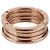 Bulgari B.zero1 3-Band Ring Pink Gold Size 60 - view 3