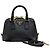 Prada Mini borsa tote a tracolla in Saffiano nera Nero
