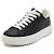 Louis Vuitton Sneakers Timeout da donna in tela Monogram nera Nero - vista 2