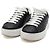 Louis Vuitton Sneakers Timeout da donna in tela Monogram nera Nero - vista 5