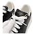 Louis Vuitton Sneakers Timeout da donna in tela Monogram nera Nero - vista 6