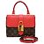 Bolsa Louis Vuitton Rocky BB para mulher Marrom Vermelho