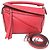 Borsa a mano Loewe Puzzle Mini da donna Rosso