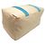 Borsa Tote Prada Canapa Shopping da donna Blu Beige - vista 3