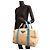 Borsa Tote Prada Canapa Shopping da donna Blu Beige - vista 8