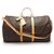 Louis Vuitton Keepall Bandoulière 55 Boston Bag Marrone