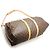 Louis Vuitton Keepall Bandoulière 55 Boston Bag Marrone - vista 3