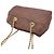 Bolso Tote Prada Acolchado con Cadena Castaño - vista 4