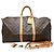 Louis Vuitton Keepall Bandoulière 55 Boston Bag Marrone