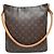 Borsa a tracolla Louis Vuitton Looping GM Marrone