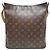 Borsa a tracolla Louis Vuitton Looping GM Marrone - vista 2