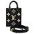 Borsa Louis Vuitton Empreinte Petite Sac Plat Nero Beige