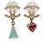 Chanel Ohrstecker mit Strass und Coco Mark Logo - Ansicht 3