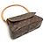 Bolso Louis Vuitton Mini Looping Castaño - vista 3