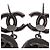Pendientes de botón Chanel para mujer con strass Coco Mark - vista 5