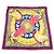 Hermès Foulard Hermes Carre 90 CASQUES et PLUMETS Rosso Blu Multicolore D'oro - vista 2