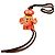 Charm per borsa Loewe Sea Angel Clione Jellyfish Arancione