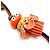 Charm per borsa Loewe Sea Angel Clione Jellyfish Arancione - vista 4