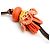 Charm per borsa Loewe Sea Angel Clione Jellyfish Arancione - vista 5