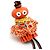 Charm per borsa Loewe Sea Angel Clione Jellyfish Arancione - vista 6