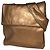 Borsa a tracolla Chanel in pelle bronzo